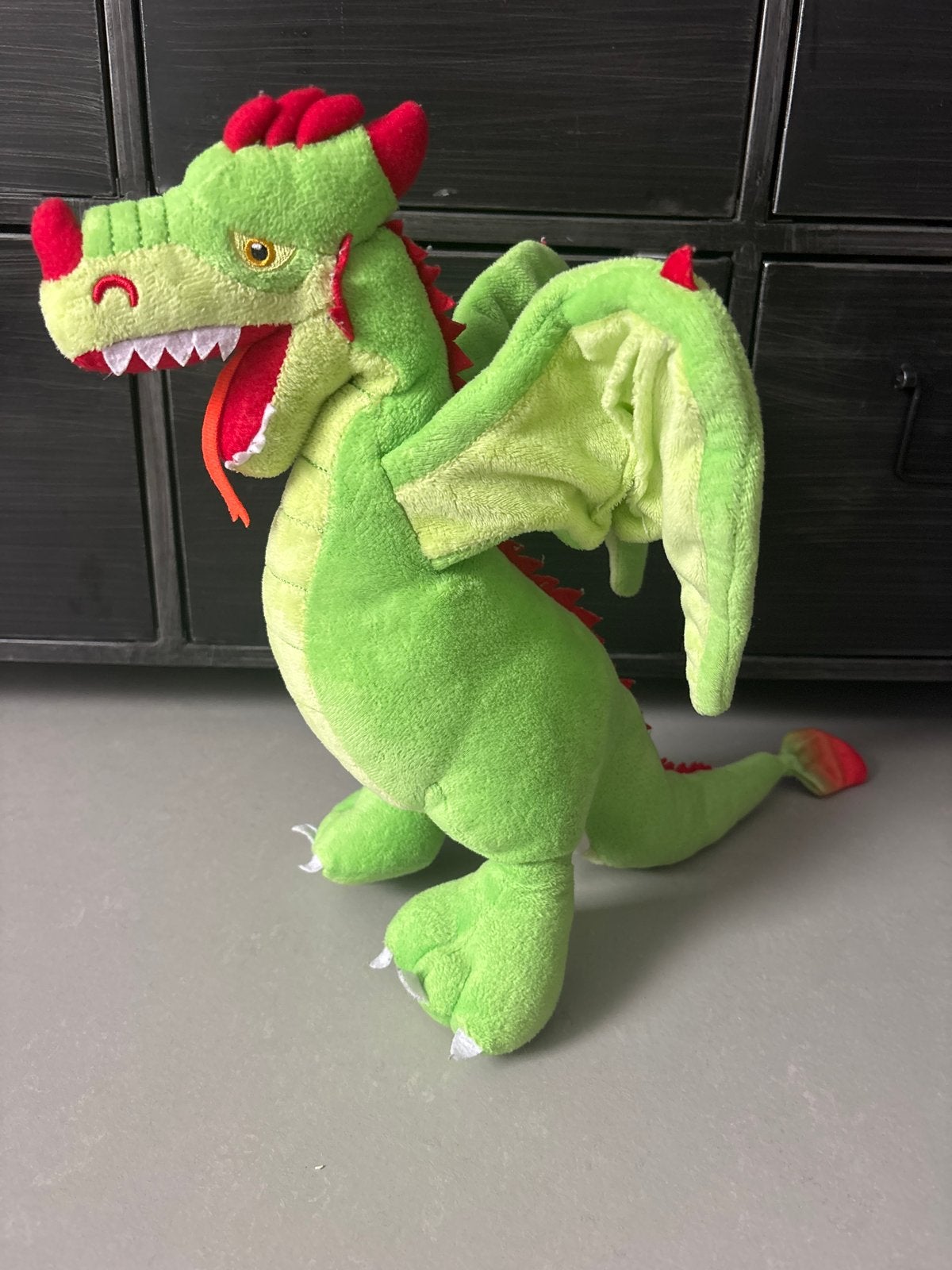 Efteling Draak knuffel - Zo goed als nieuw, Groen, Overige merken, Overige typen, Ophalen of Verzenden
