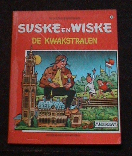 Suske en Wiske De kwakstralen 1e druk 1969, Boeken, Eén stripboek, Ophalen of Verzenden, Gelezen