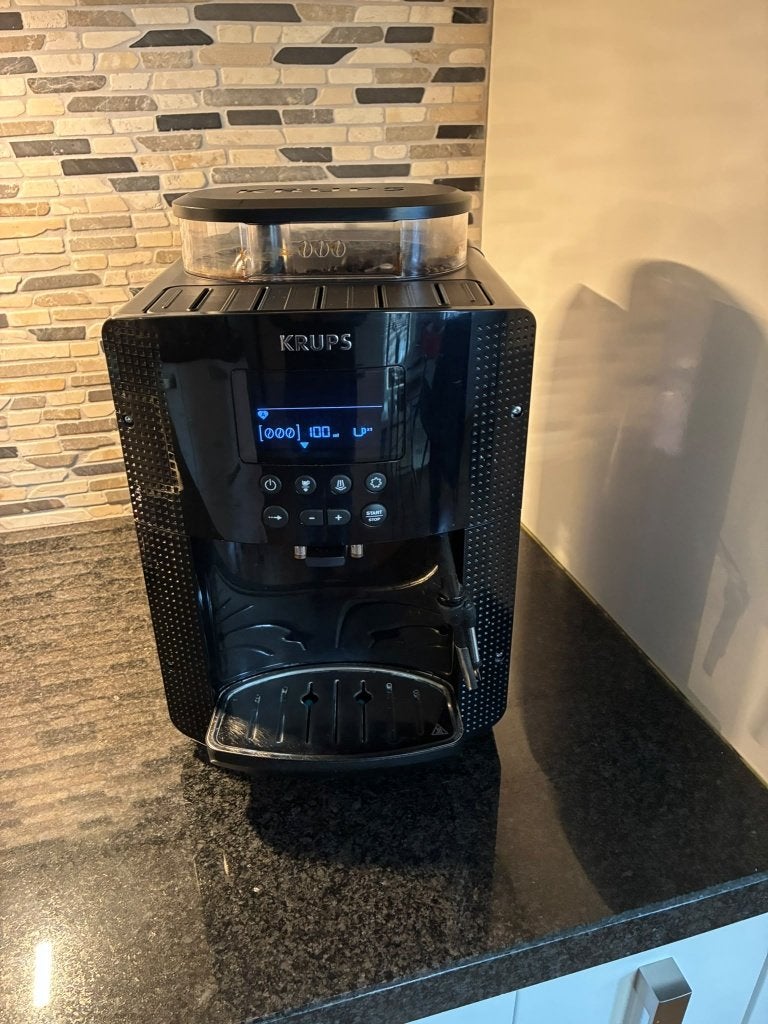 krups koffieautomaat, Witgoed en Apparatuur, Ophalen, Gebruikt, Koffiemachine, Koffiebonen