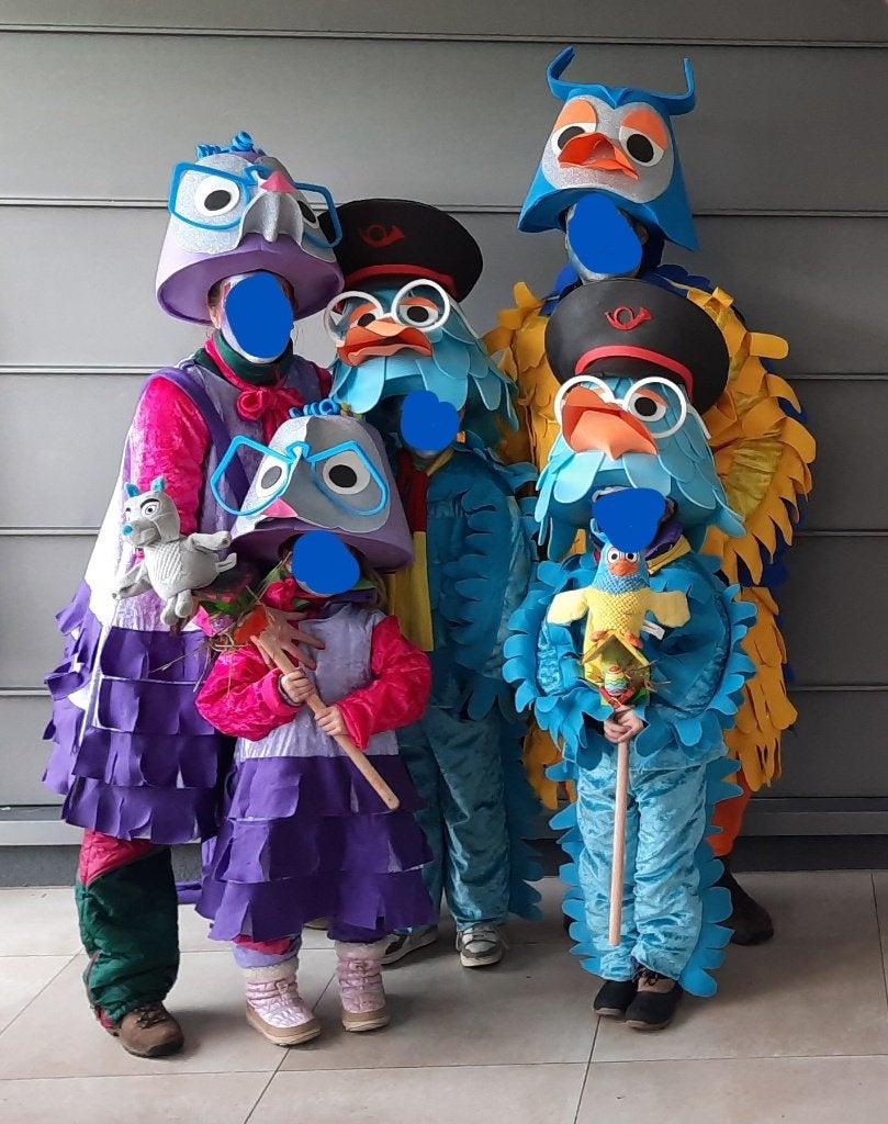 Prijswinnende Fabeltjeskrant Loopgroep met Wagen, Ophalen, Gebruikt, Kostuum, Carnaval