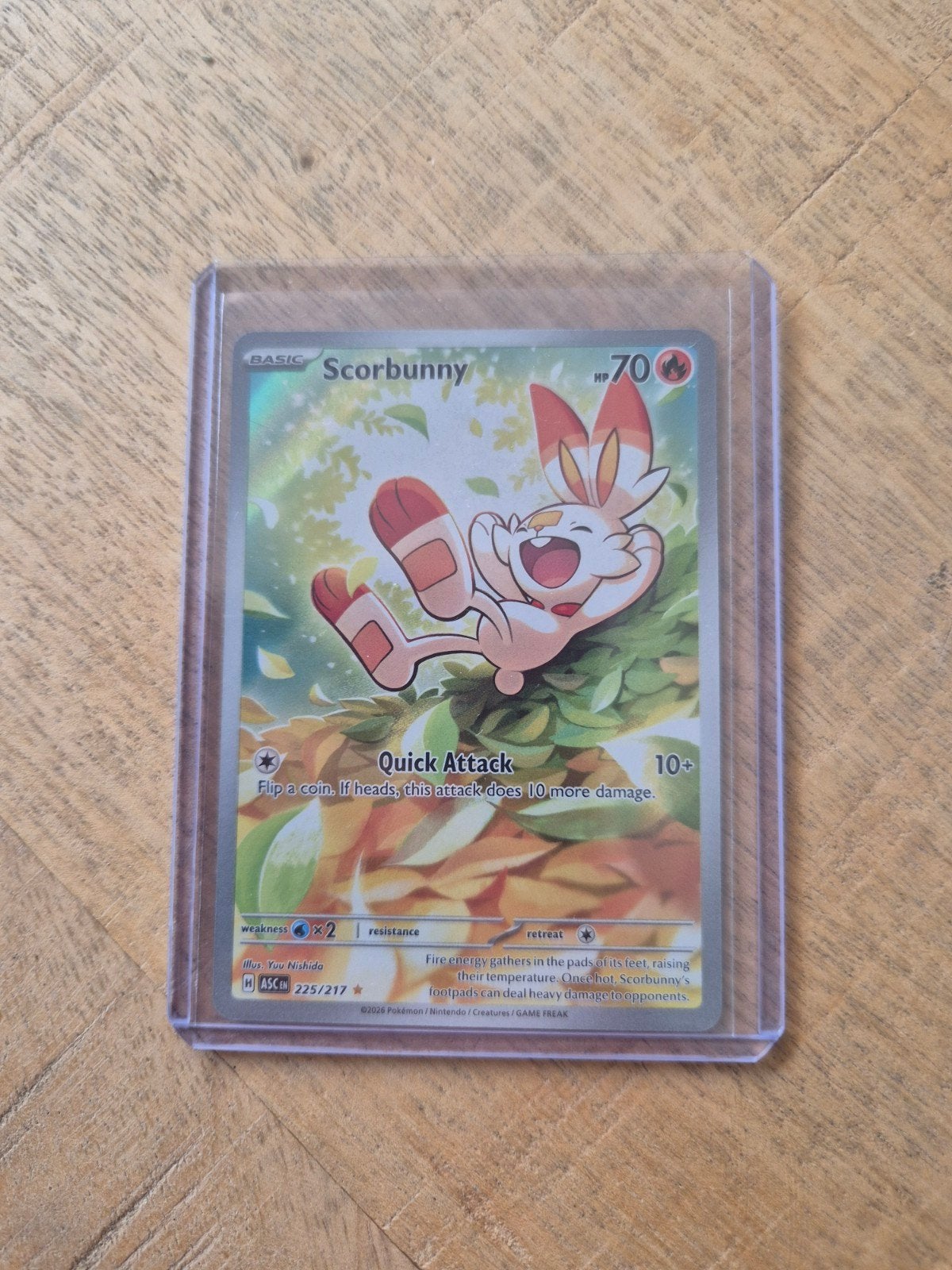 Scorbunny 225/217 Ascended Heroes Pokémon Kaart, Ophalen of Verzenden