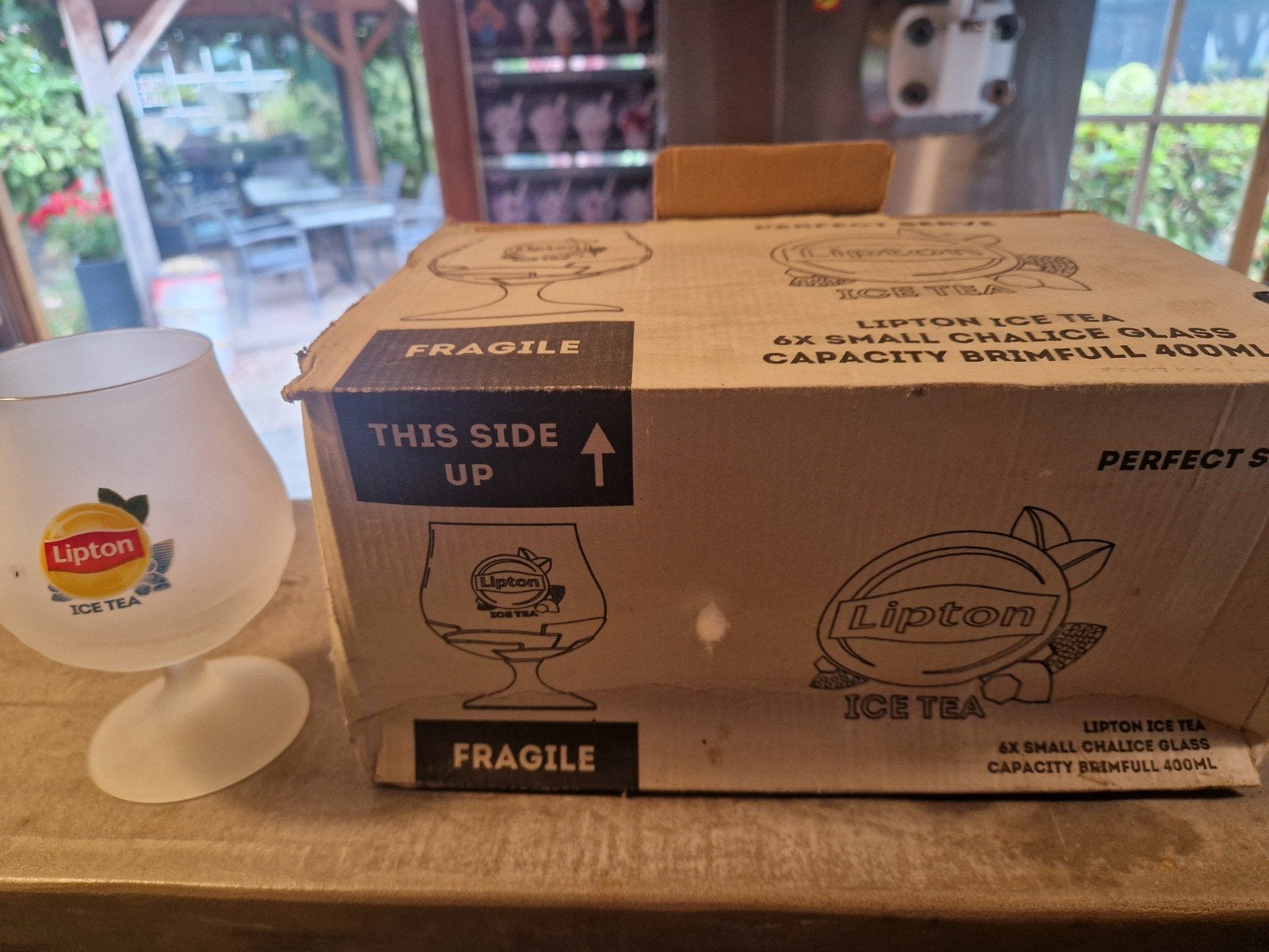 11 originele Lipton Ice Tea glazen, Ophalen, Nieuw