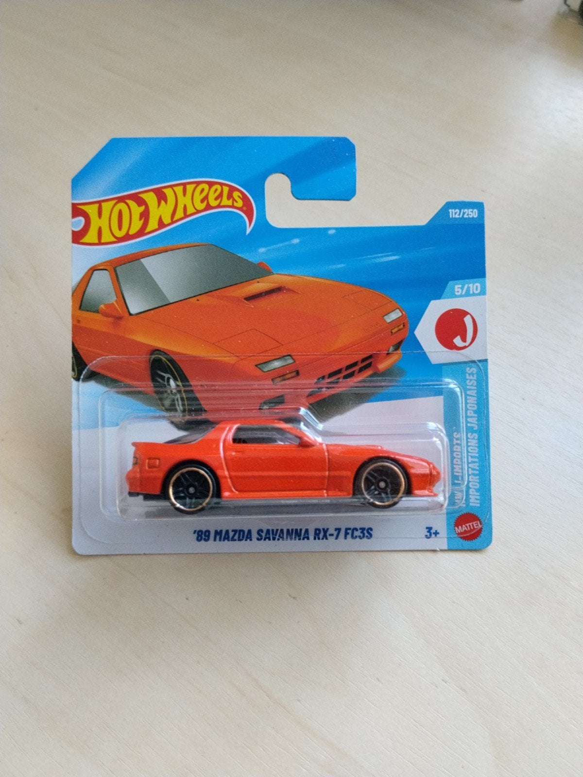 Hotwheels '89 Mazda rx-7 savanna fc-3s hot wheels, Ophalen of Verzenden, Nieuw, Auto