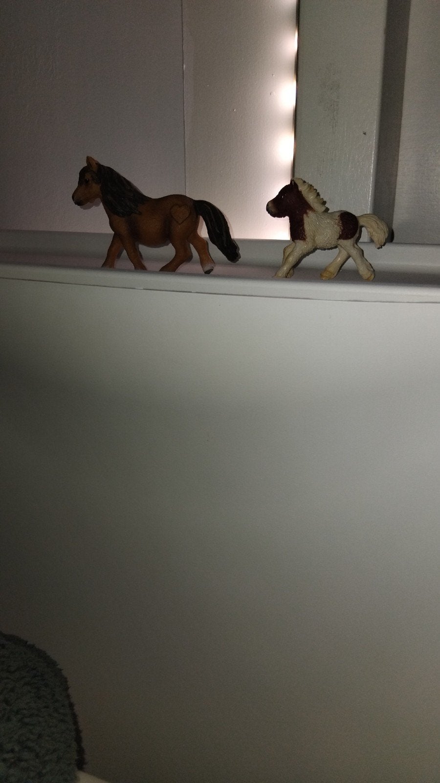 Schleich Shetlanders baby en een grote, Dieren en Toebehoren, Mannelijk