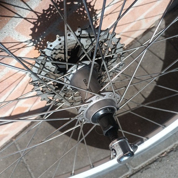 Achter plus voor wielset 28 inch ryde zac2000 9 speed, Gebruikt, Ryde, Toerfiets, Aluminium