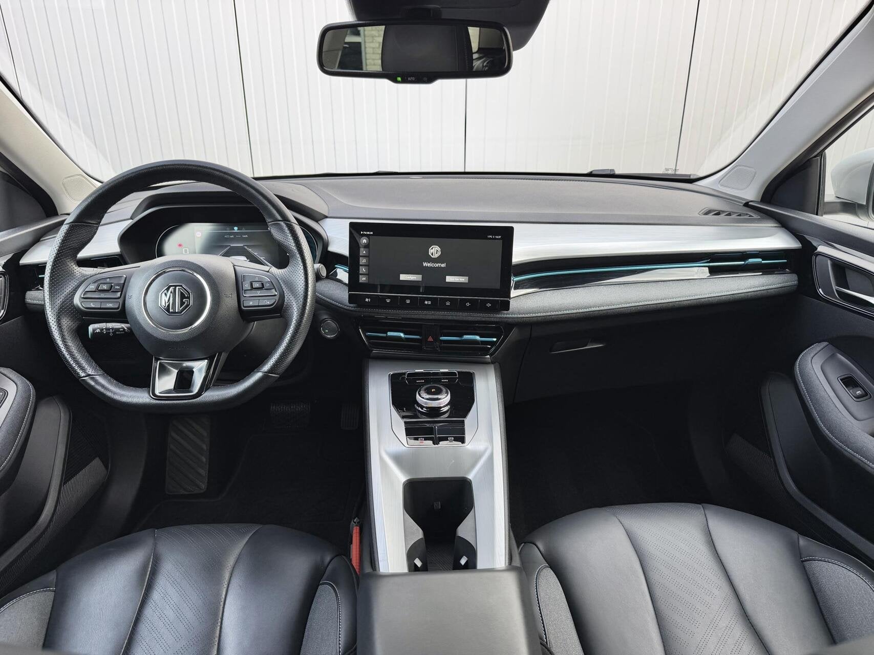 MG 5 Electric 50 kWh Luxury | 360° | ACC | Leder, Auto's, Gebruikt, 310 km, 177 pk, Zilver of Grijs