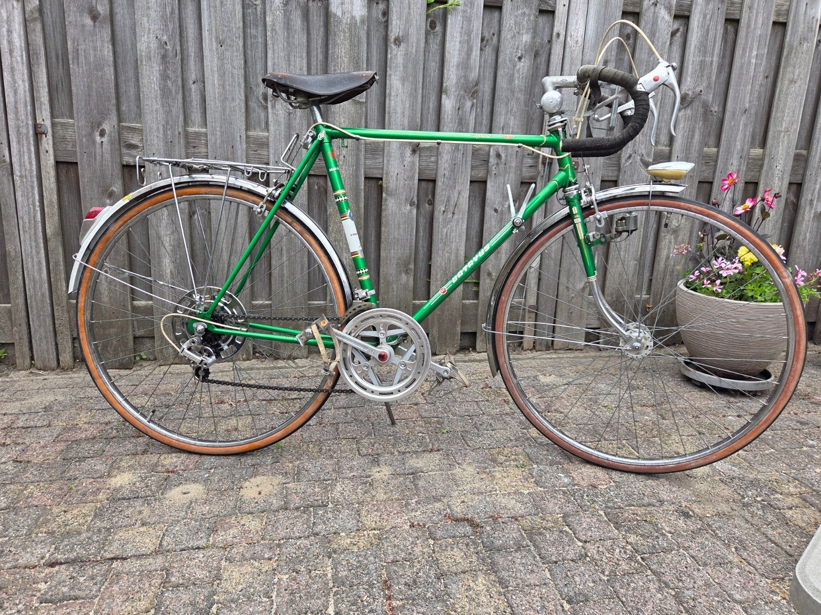 Batavus Tour/Racefiets Sprint IC - Groen, 28 inch, 10 versn., Ophalen, 28 inch, Gebruikt, Batavus