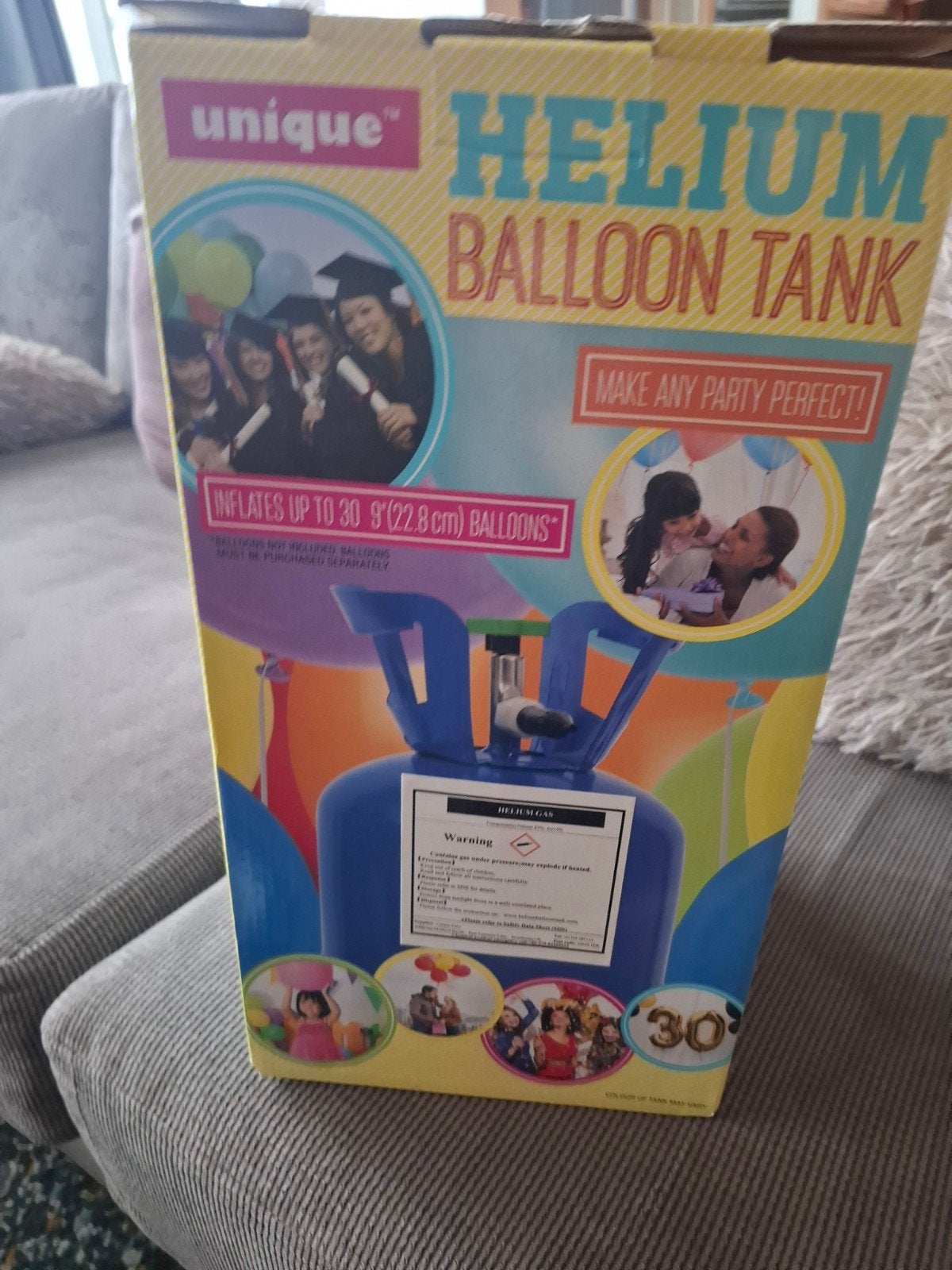 Nieuwe Helium Tank voor 30 Ballonnen - Perfect voor Feestjes, Hobby en Vrije tijd, Feestartikelen, Ophalen, Nieuw, Feestartikel
