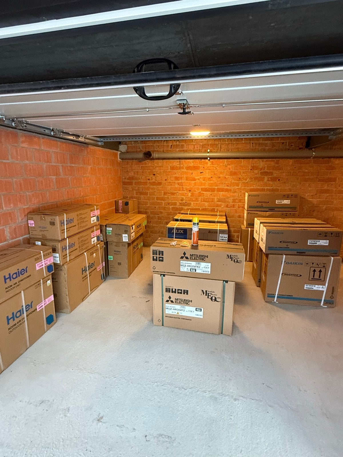 Airco units met installatie: Daikin, Mitsubishi, Haier, LG,, Witgoed en Apparatuur, Airco's, Ophalen, Nieuw, 3 snelheden of meer