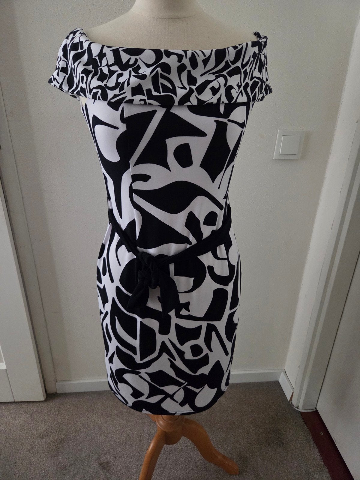 Nieuw zomerjurk van Joseph Ribkoff blauw-wit - Maat M, Maat 38/40 (M), Blauw, Joseph Ribkoff, Nieuw
