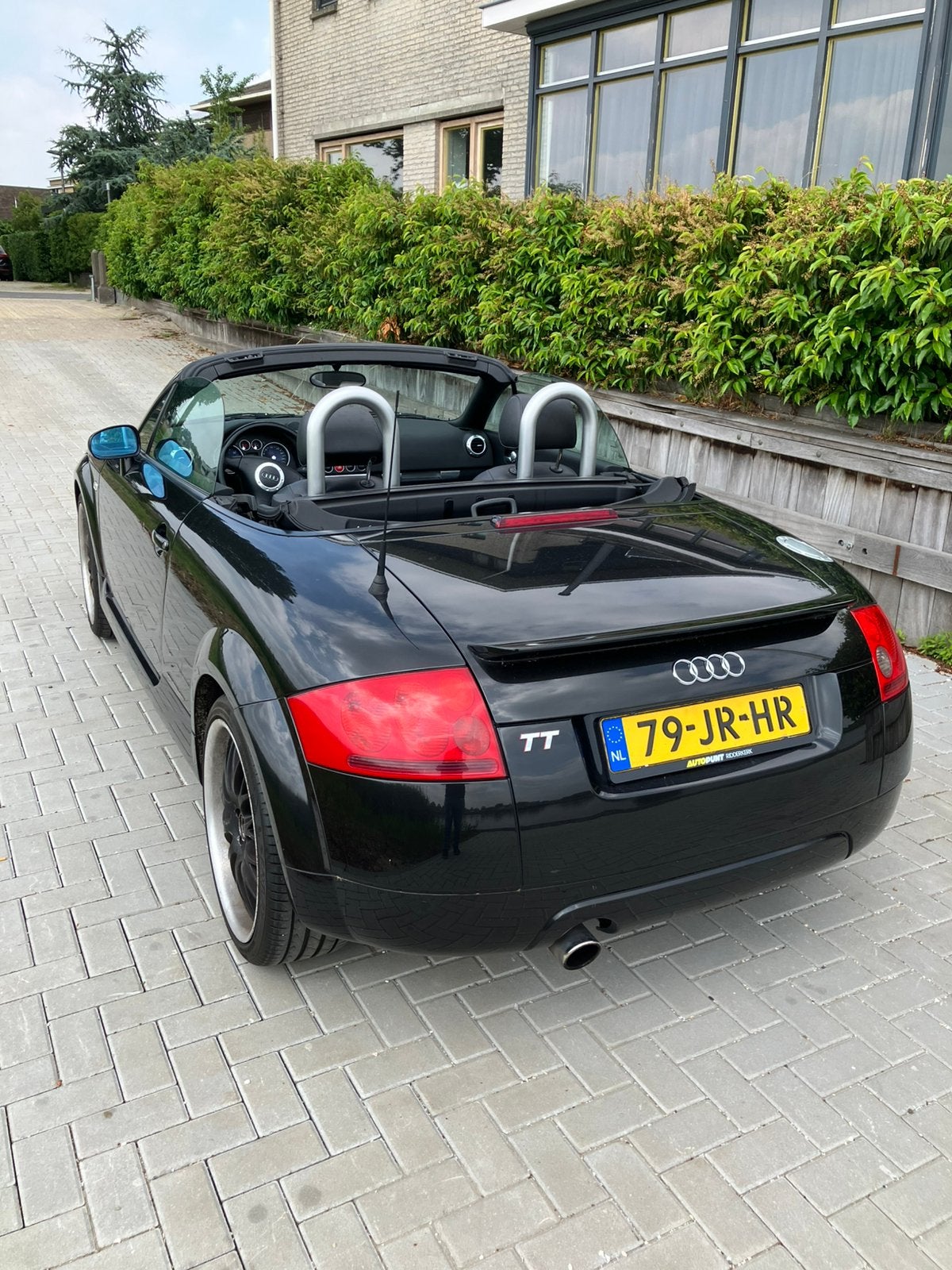 Hele nette Audi TT 1.8 T Roadster TURBO 132KW 2002 Zwart, Auto's, Audi, Voorwielaandrijving, TT, 4 cilinders, Cabriolet