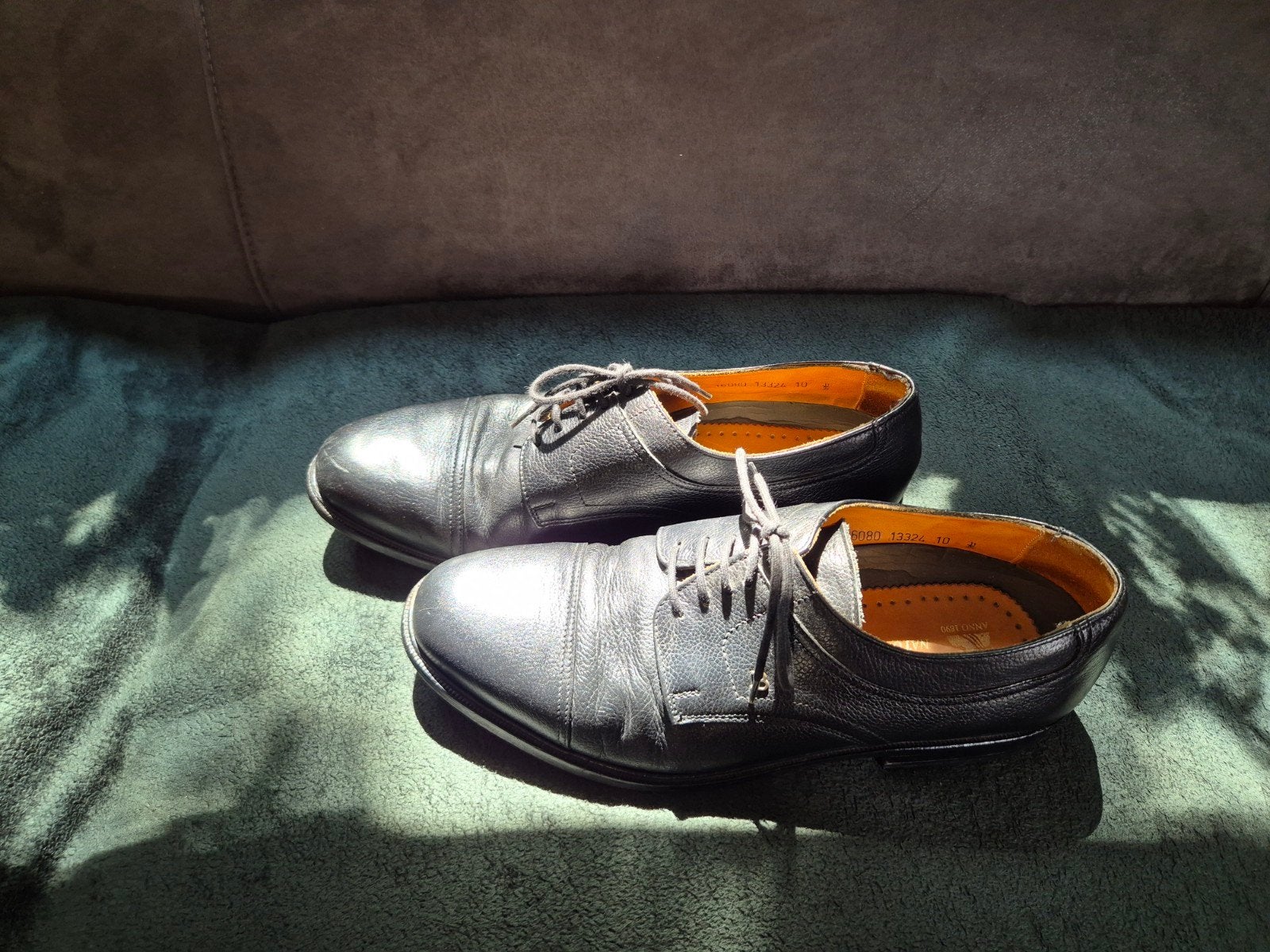 zwarte leren schoenen van Berkelmans maat 10.5, Berkelmans, Zwart, Boots, Ophalen of Verzenden