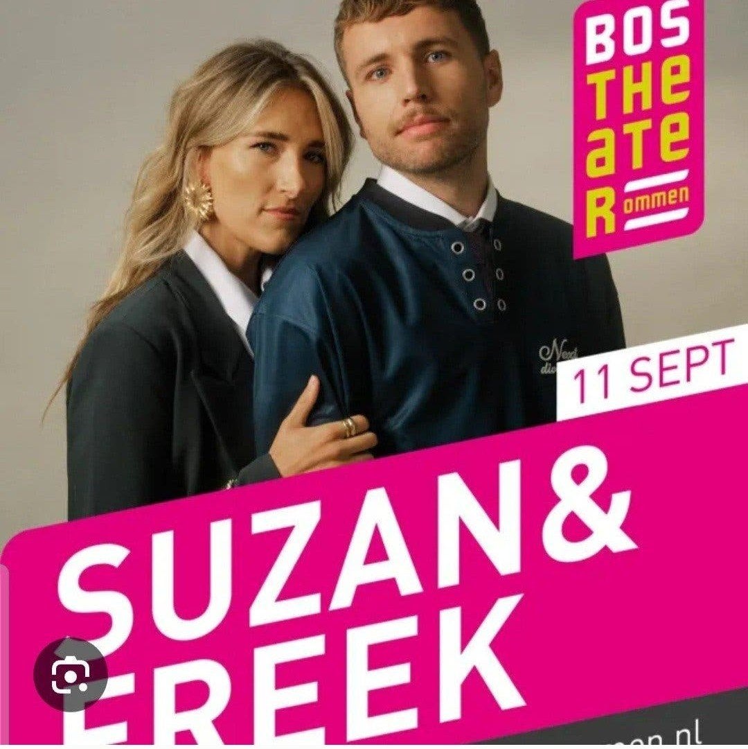 GEZOCHT 2 KAARTJES SUZAN EN FREEK 50 euro p.k, Twee personen, November