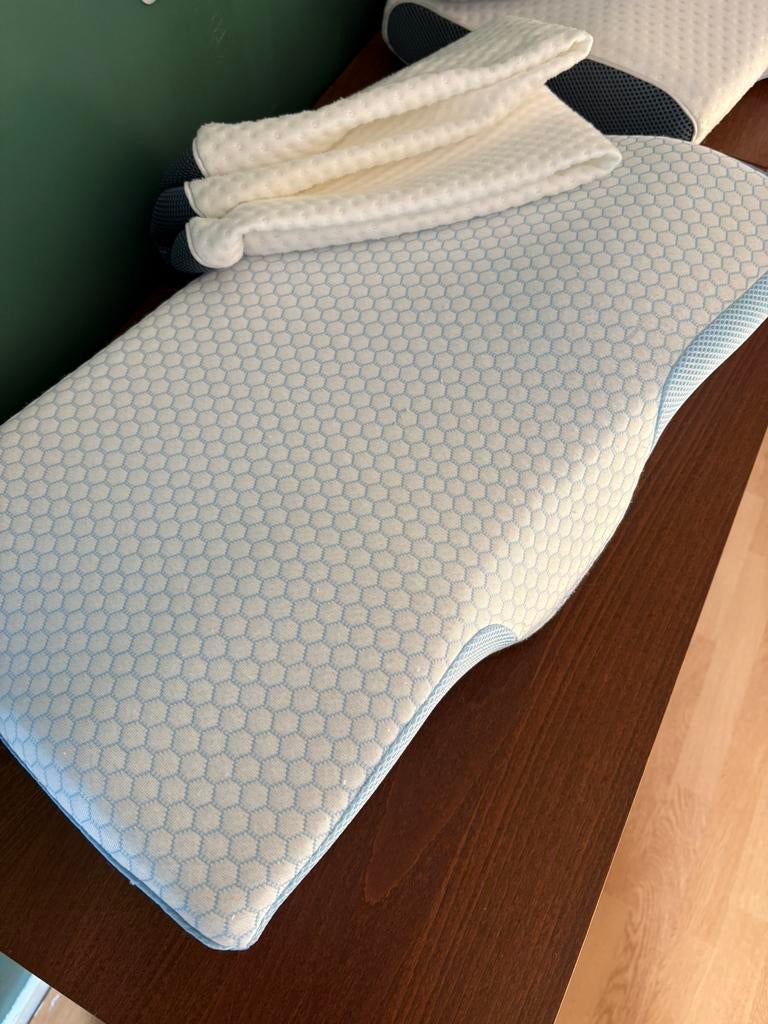 Orthopedisch ergonomisch kussen sets., Ophalen, Eenpersoons, Wit, Zo goed als nieuw