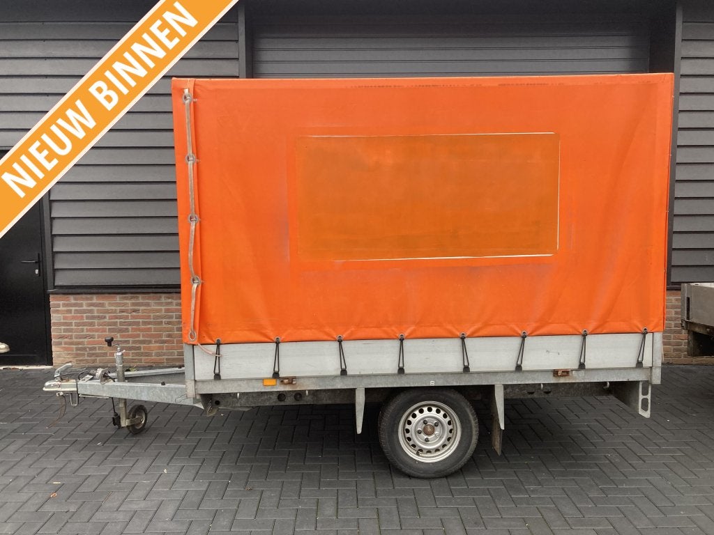 Huifaanhanger Huifaanhangwagen Plateauwagen aanhanger, Gebruikt