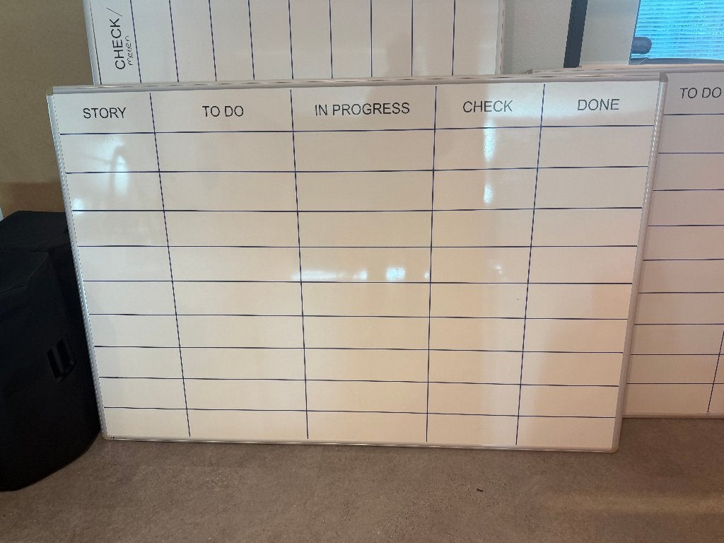 Whiteboard 180x120 cm - Magnetisch, Diversen, Ophalen, Gebruikt, Whiteboard