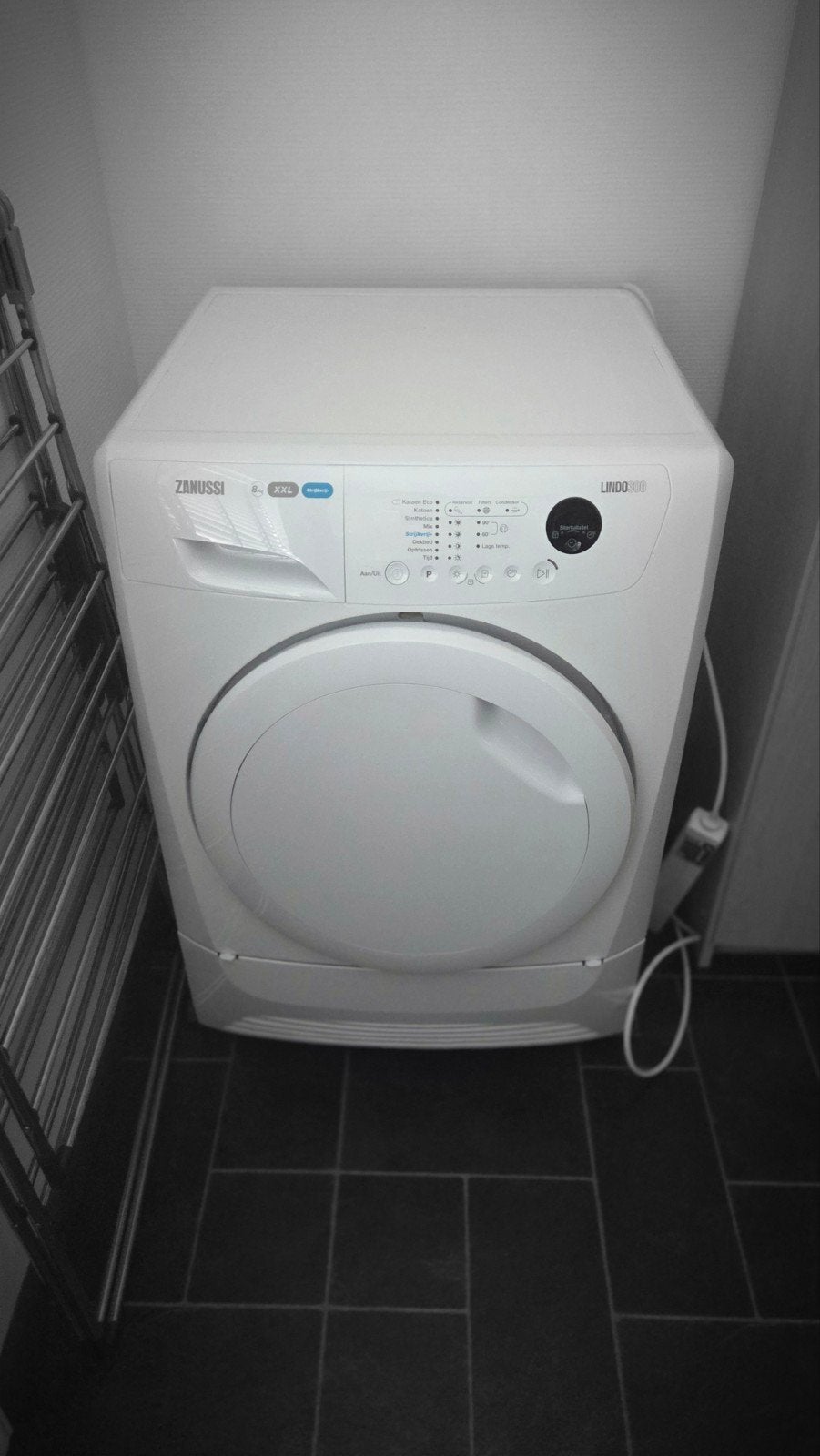 Zanussi Lindo 300 Wasdroger 8kg XXL -, Witgoed en Apparatuur, Ophalen, Gebruikt, Luchtafvoer, 8 tot 10 kg