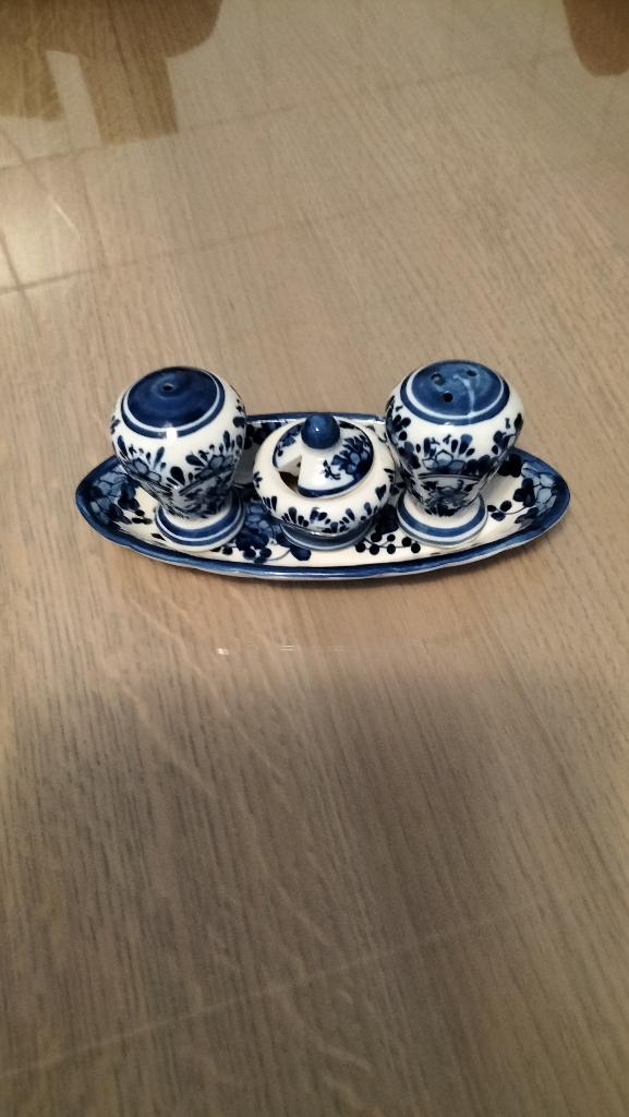 Mooi antiek RVS peper , zout en mosterd potje .Holland, Ophalen of Verzenden, Overige materialen, Overige stijlen, Overige typen