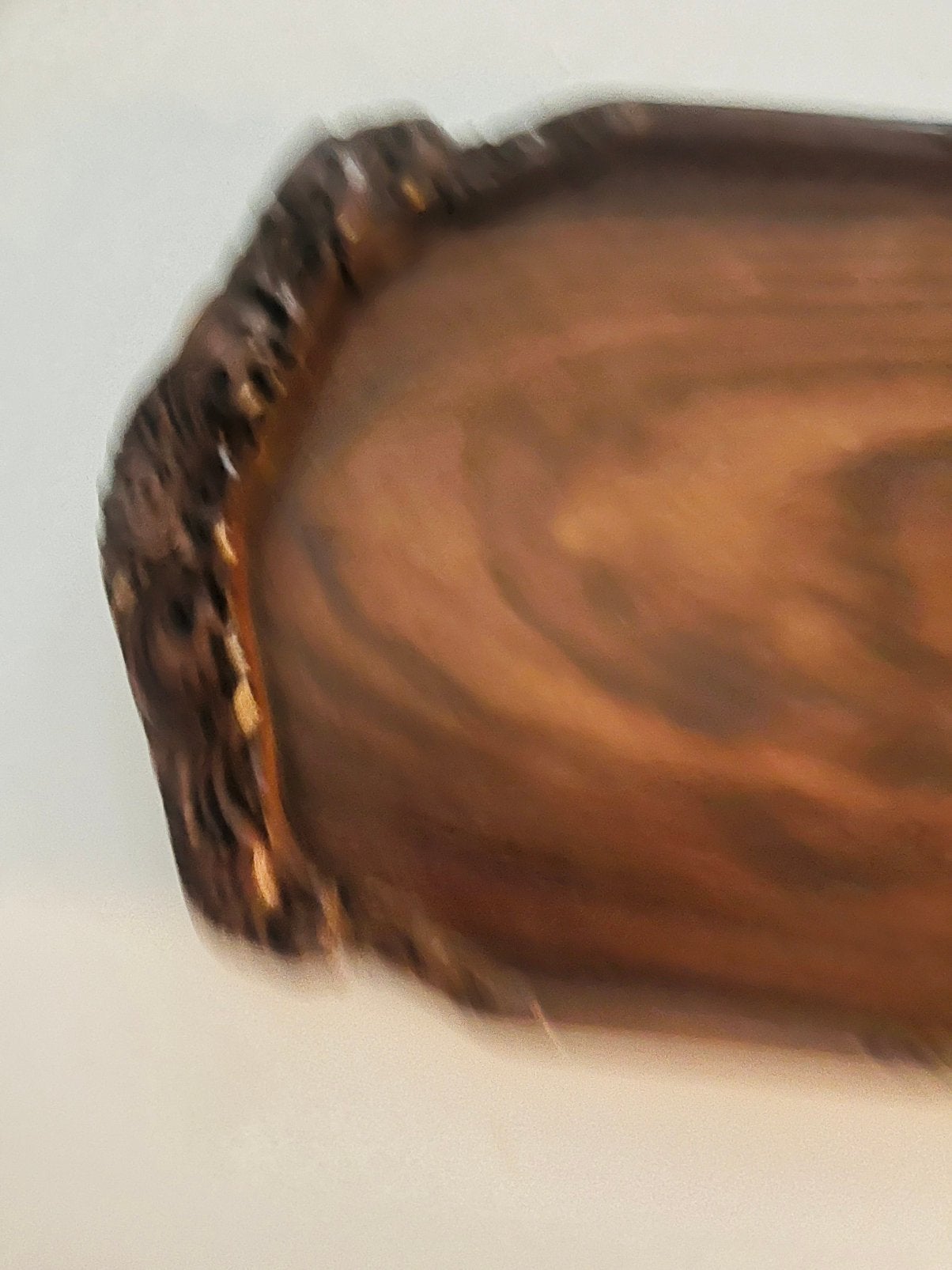 Houten dienblad rand bewerkt uitgesneden, Ophalen, Gebruikt, Decoratieve rand, Overige typen