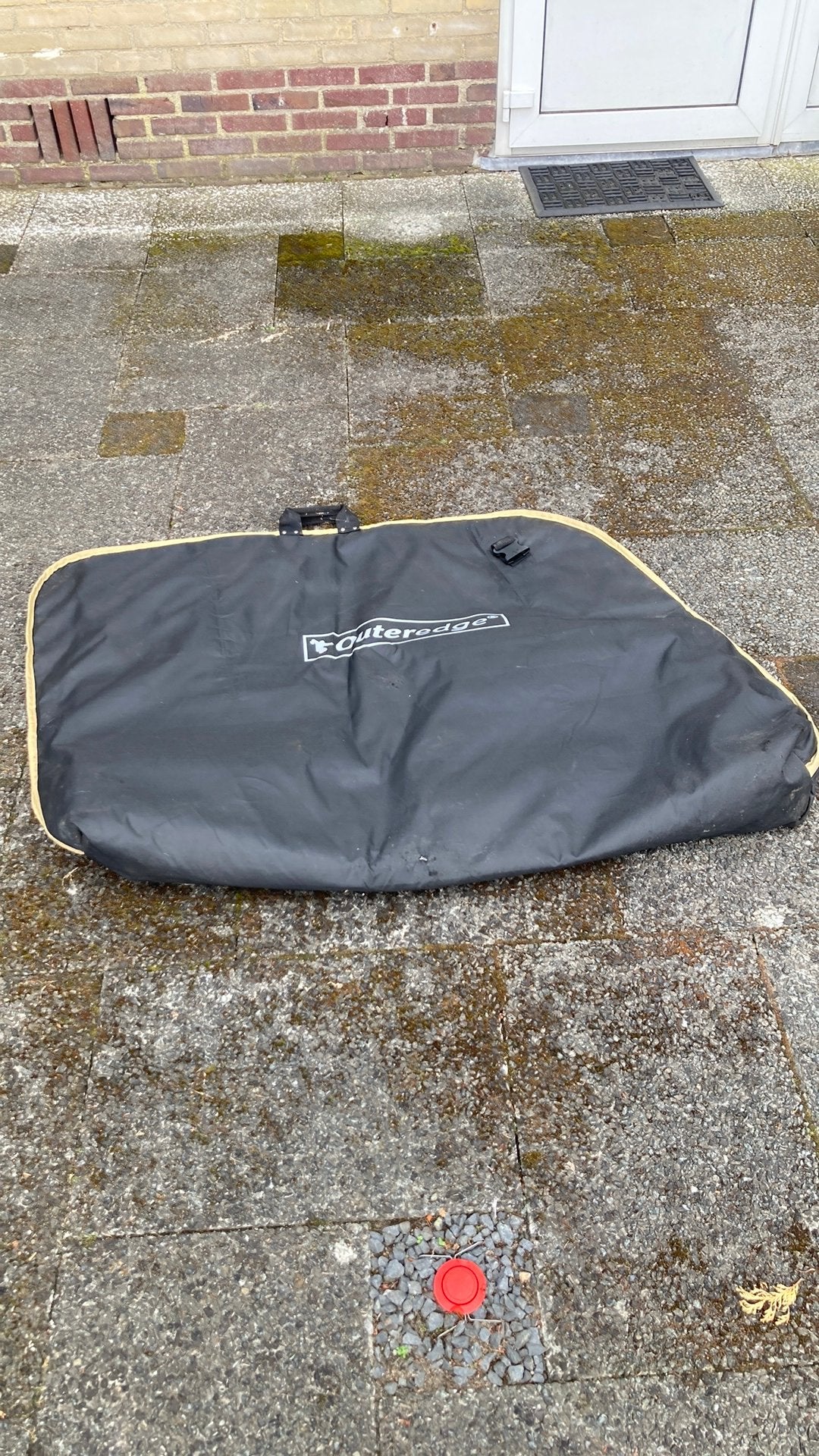 Beschermhoes voor racefiets, Ophalen