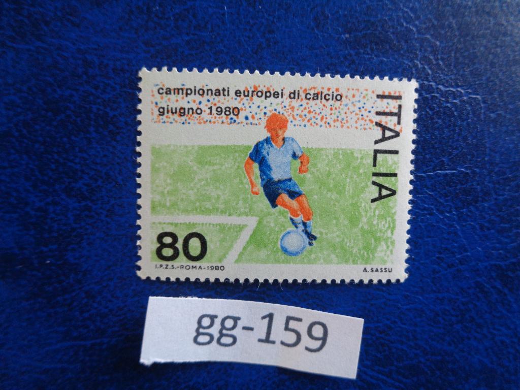 italie - ek voetbal italie 1980 (gg-159), Ophalen of Verzenden, Gestempeld