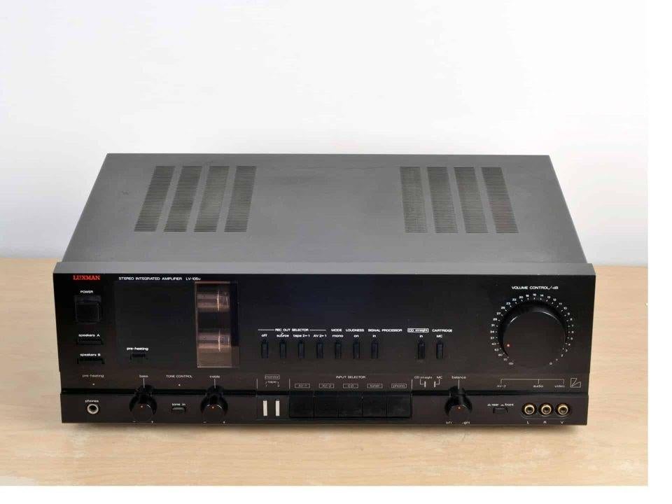 Luxman LV-105u Versterker, volledig gerestaureerd, Refurbished, Ophalen, Overige merken, Minder dan 60 watt