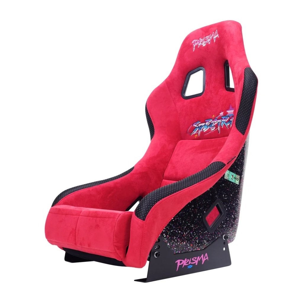 NRG Prisma Spectra Kuipstoel Ruby Rood alcantara, Auto diversen, Ophalen of Verzenden