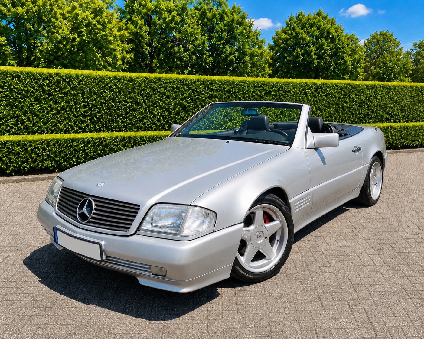 Mercedes SL 280 ✅ 17” velgen | 4 zitpl | LPG, Auto's, Automaat, Achterwielaandrijving, Zwart, Cabriolet