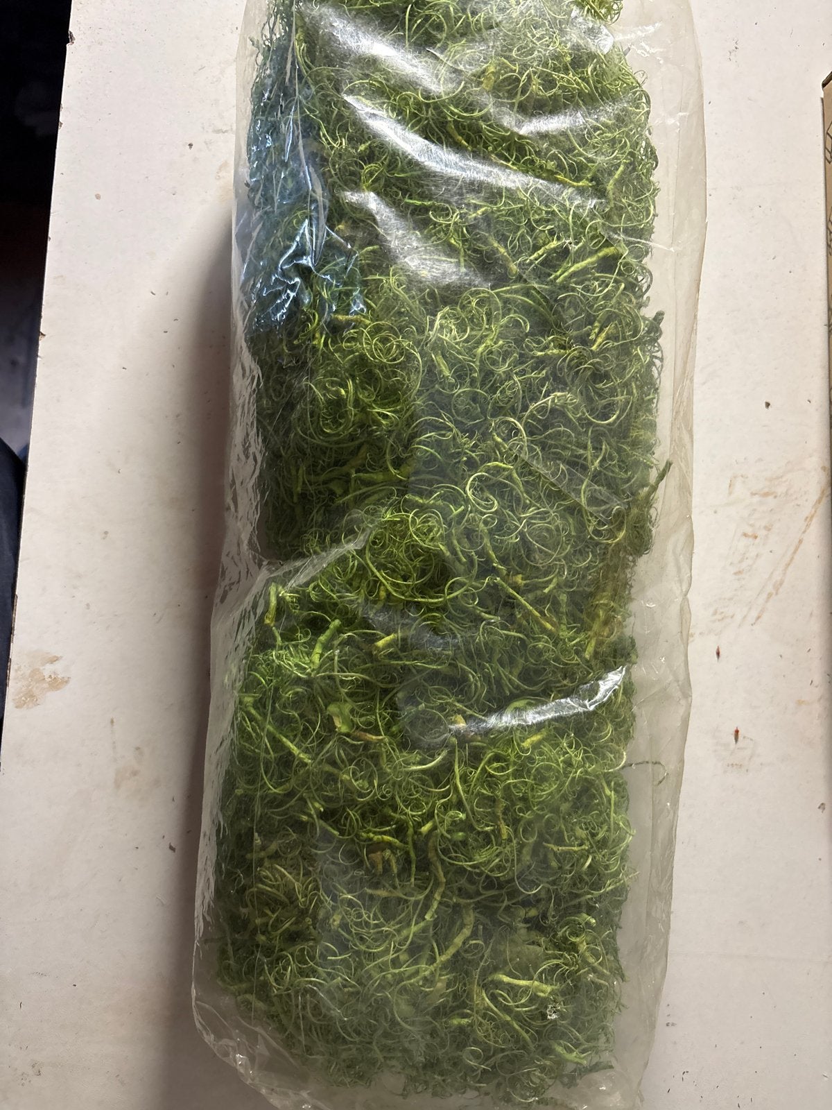 Zak vol groen decoratiemateriaal, Groen, Onbekend, Nieuw, Ophalen of Verzenden