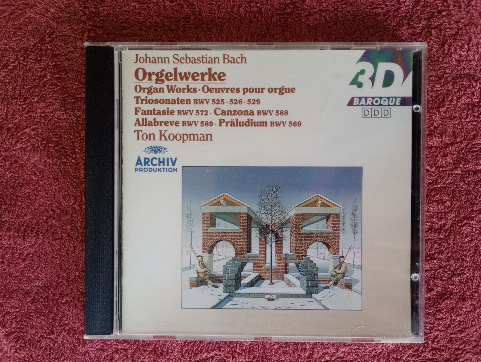 Bach Orgelwerke - Tom Koopman, Ophalen of Verzenden, Gebruikt, Overige typen, Bach