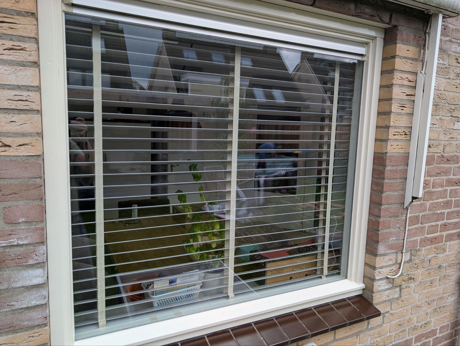 Jaloezie Sand 5052 met ladderband Oyster, Ophalen of Verzenden