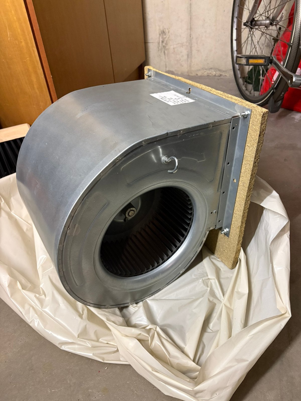 Slakkenhuis ventilator te koop ., Ophalen, Zo goed als nieuw, Ventilator