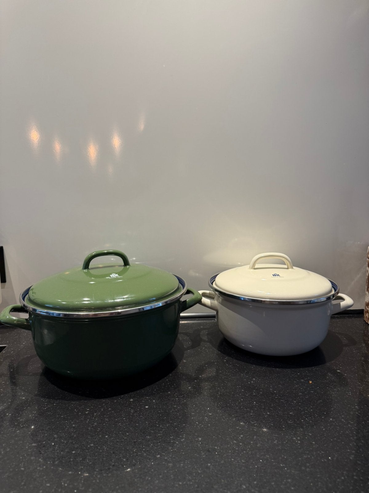 Twee BK braadpannen, Overige materialen, Braadpan, BK, Ophalen of Verzenden