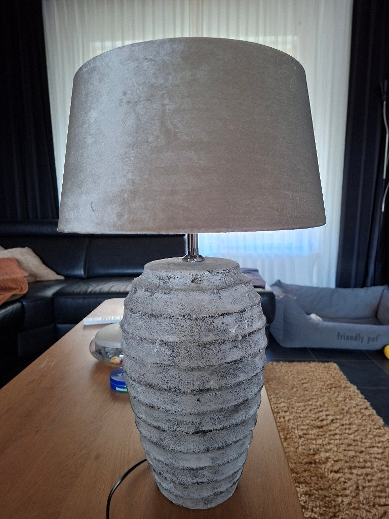 2 tafel lampen, Ophalen, 57 cm, Zo goed als nieuw, Grijs