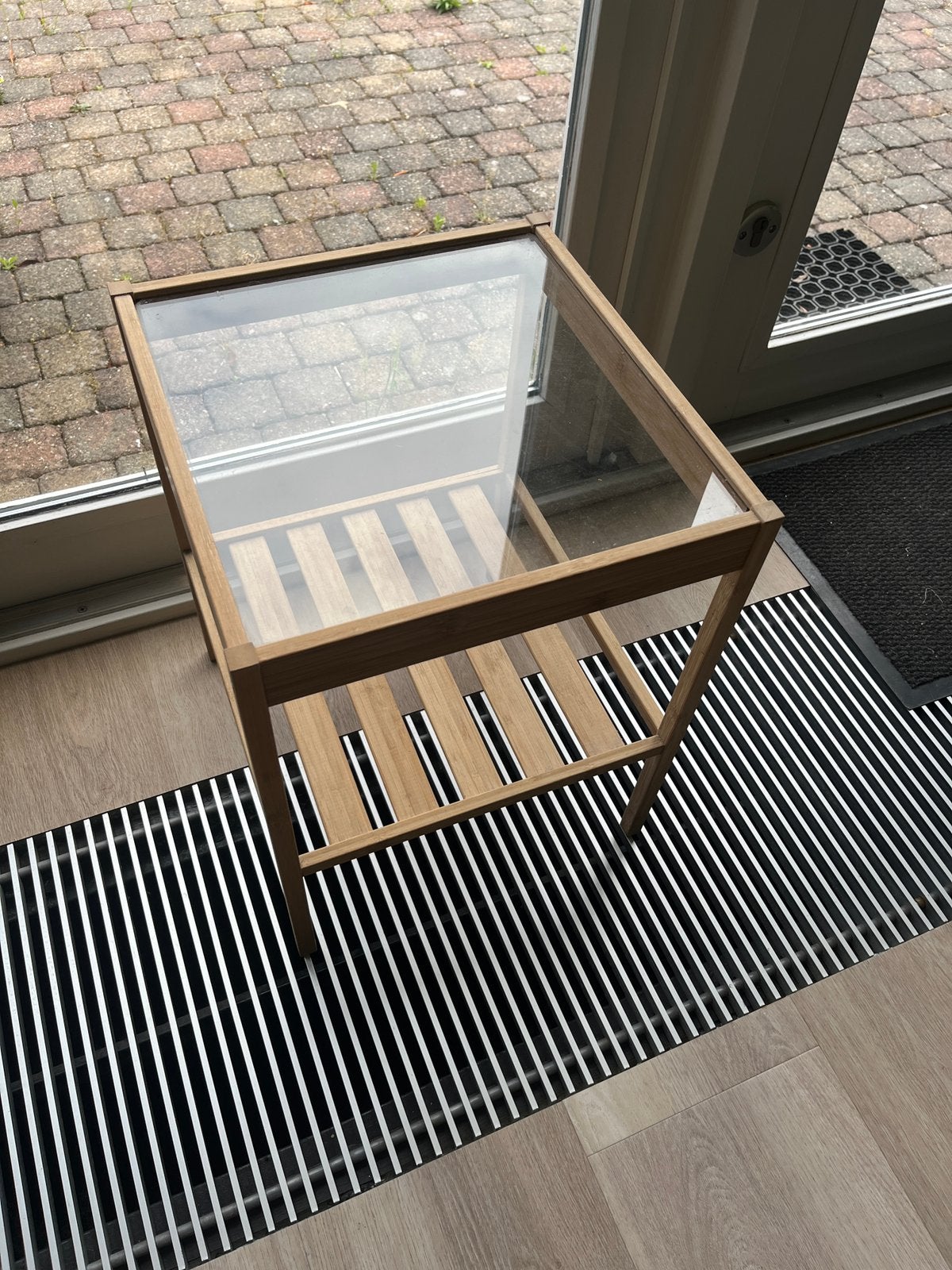 Bijzettafel, Huis en Inrichting, Minder dan 55 cm, Gebruikt, Vierkant, Ophalen