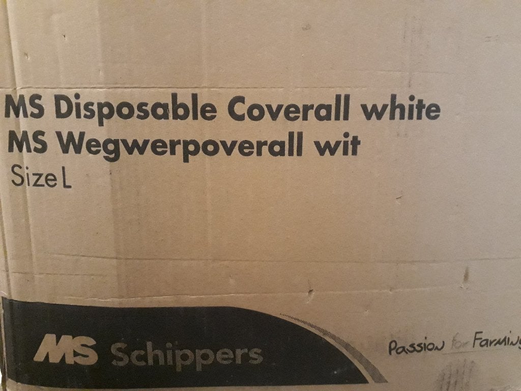 Wegwerp overall maat L, Ophalen of Verzenden, Nieuw