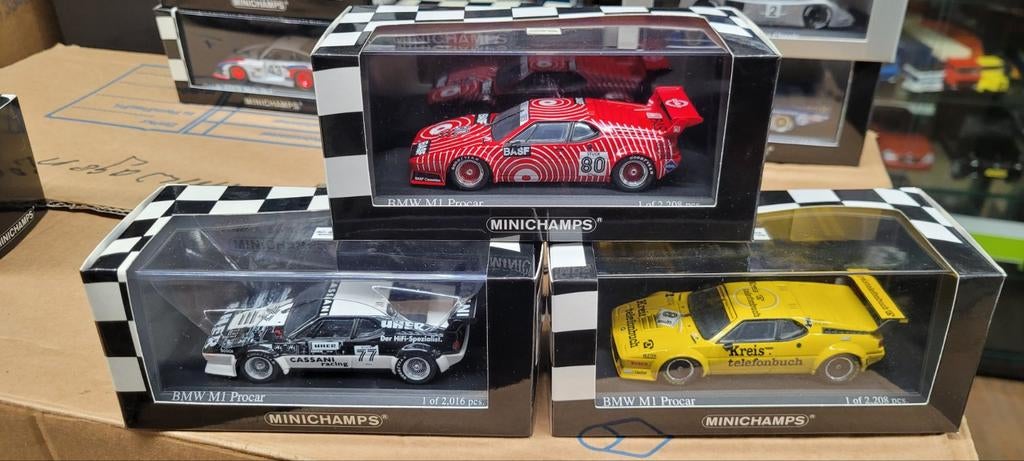 Minichamps BMW M1 Procar, Ophalen of Verzenden, Zo goed als nieuw, Auto, MiniChamps