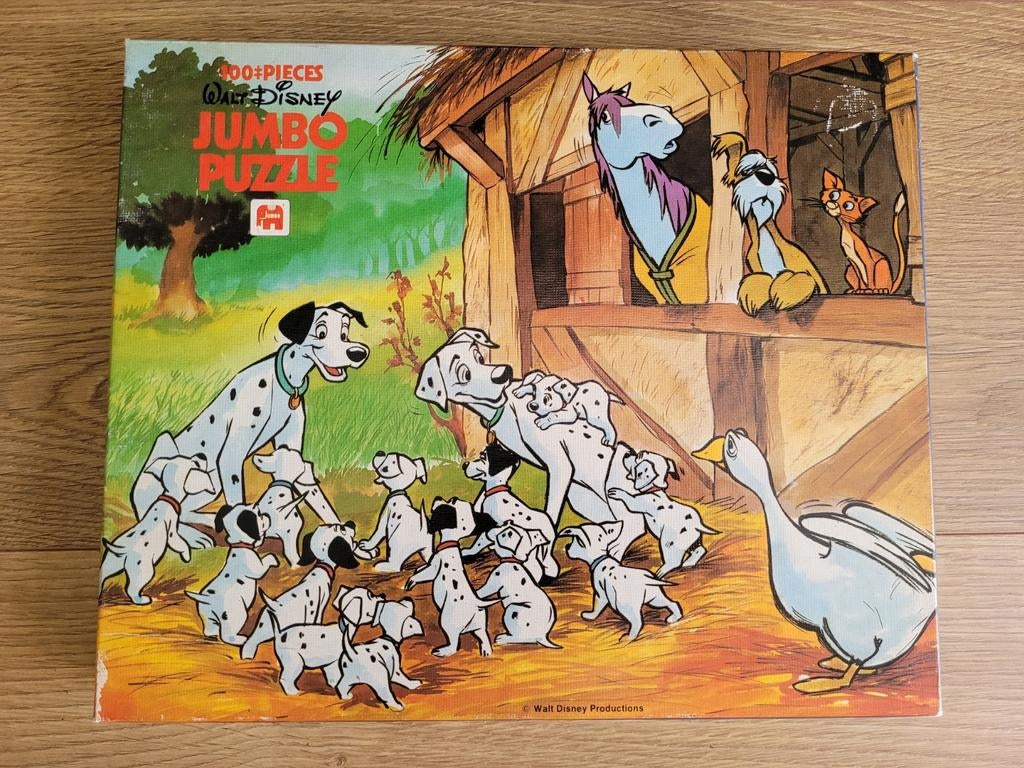 Disney Jumbo Puzzel 101 Dalmatiërs - 100 stukjes, Ophalen, Meer dan 50 stukjes, Gebruikt, 6 jaar of ouder
