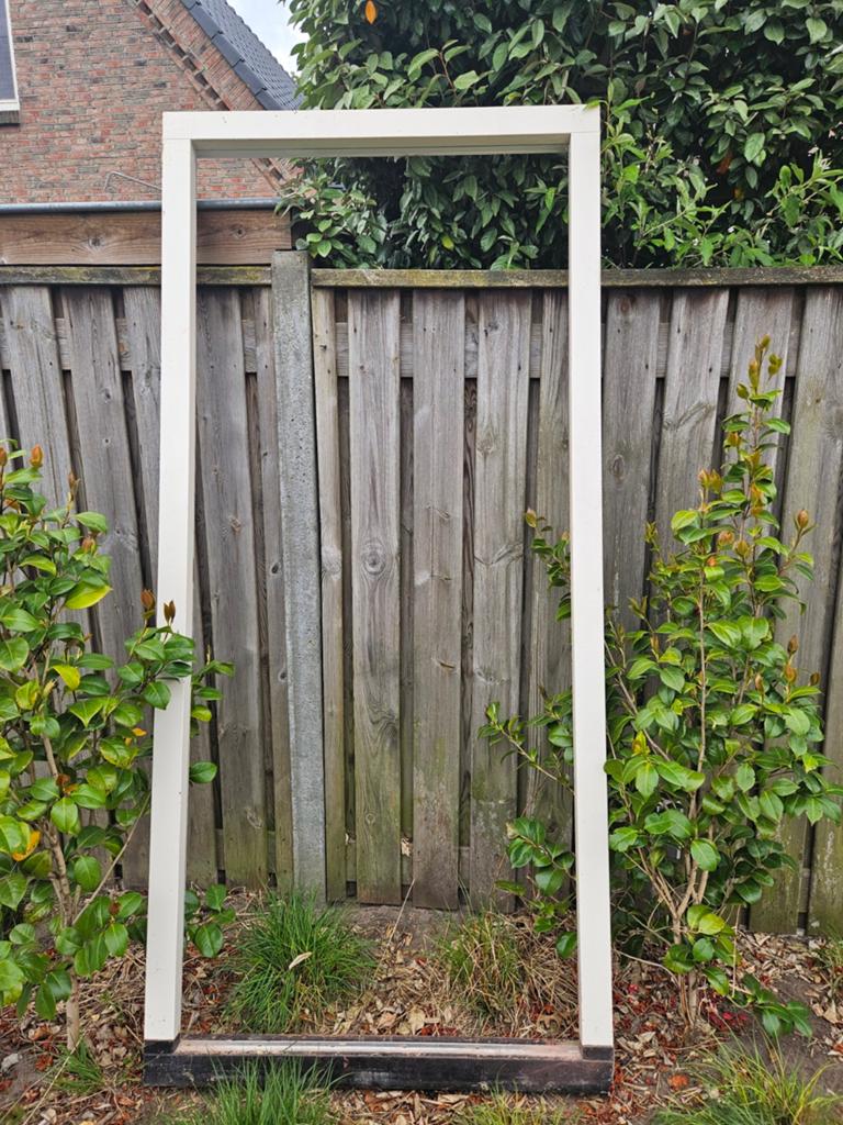 Achterdeur met kozijn, recent geschilderd., Ophalen of Verzenden