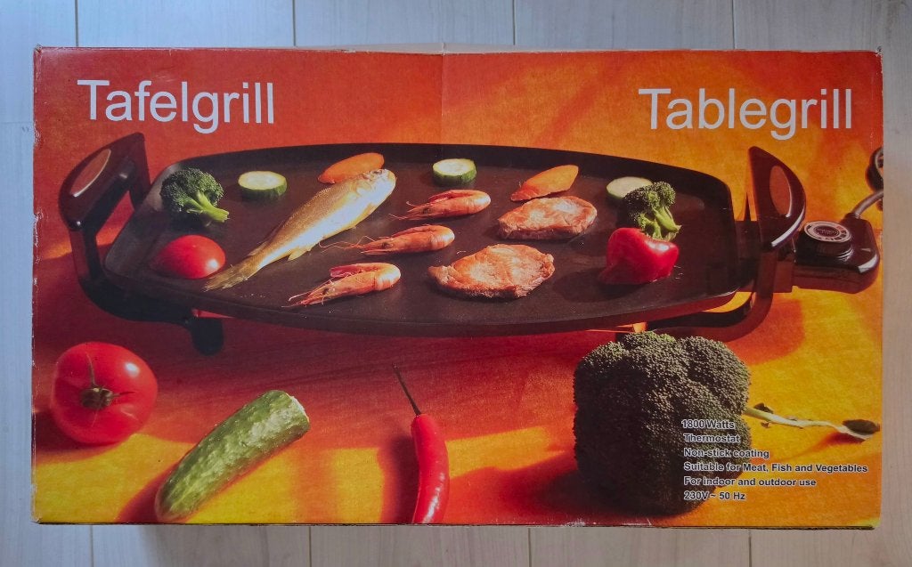Tafelgrill 1899 watt, Ophalen, Nieuw, Tafelgrill