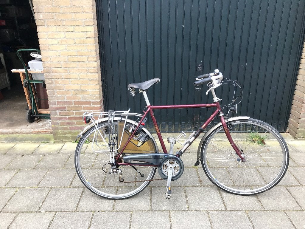 herenfiets Koga Miyata Forest, Fietsen en Brommers, Fietsen | Heren | Herenfietsen, Gebruikt, Velgrem, Versnellingen, 53 tot 57 cm