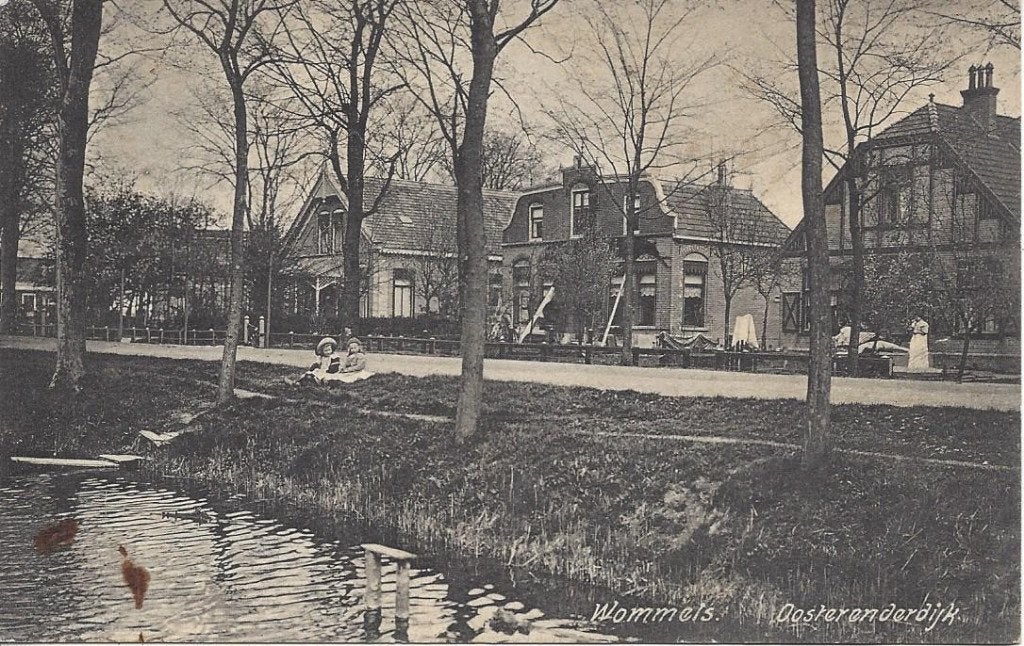 Wommels (Frl.) Oosterenderdijk, Volk, gelopen 1911, Ophalen of Verzenden, Voor 1920, Gelopen, Friesland