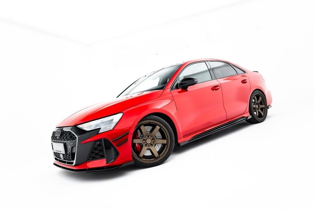 Race Voorlip sideskirt diffuser - Audi RS3 Sedan 8Y 24+, Ophalen of Verzenden
