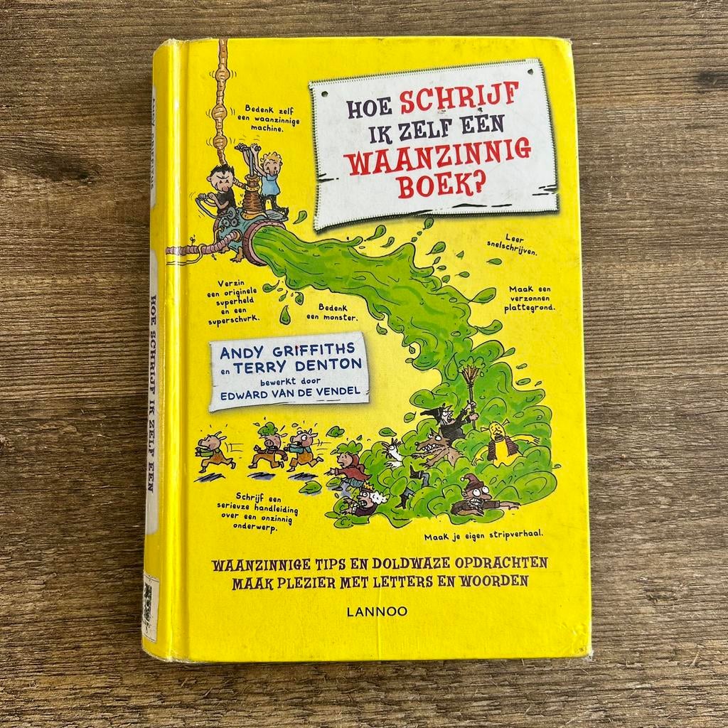 Hoe schrijf ik zelf een waanzinnig boek? – Andy Griffiths, Ophalen of Verzenden, Gelezen, Non-fictie