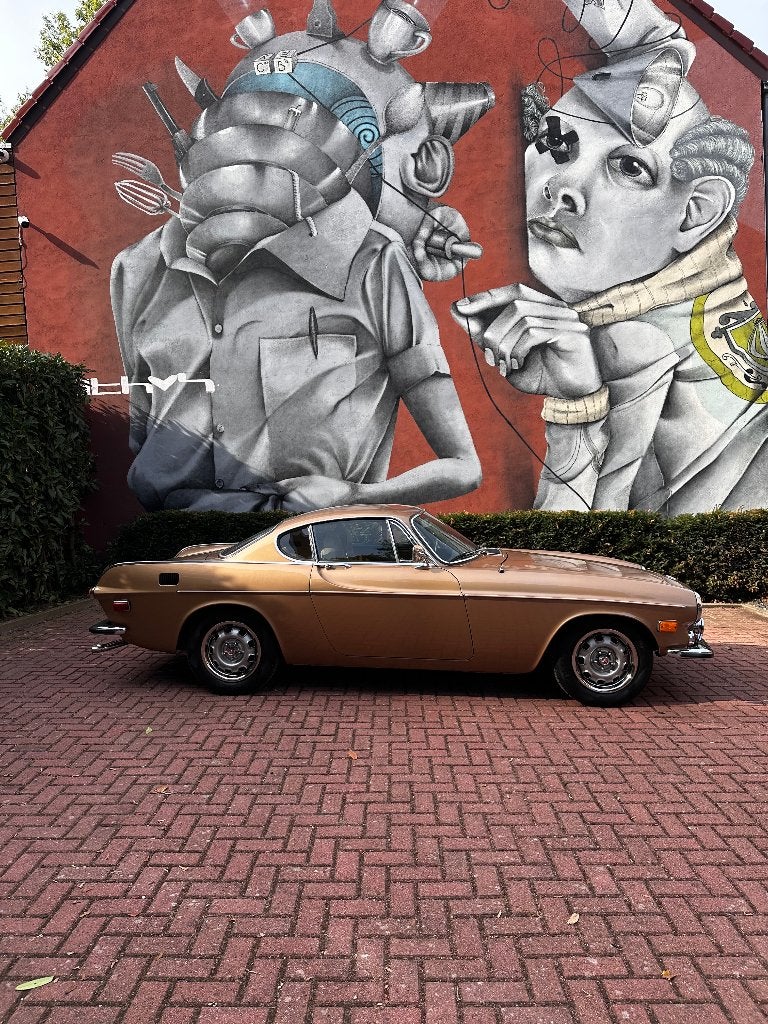 VOLVO P1800E AUTOMAAT | 1972, Auto's, Automaat, Bruin, 4 stoelen, Leder