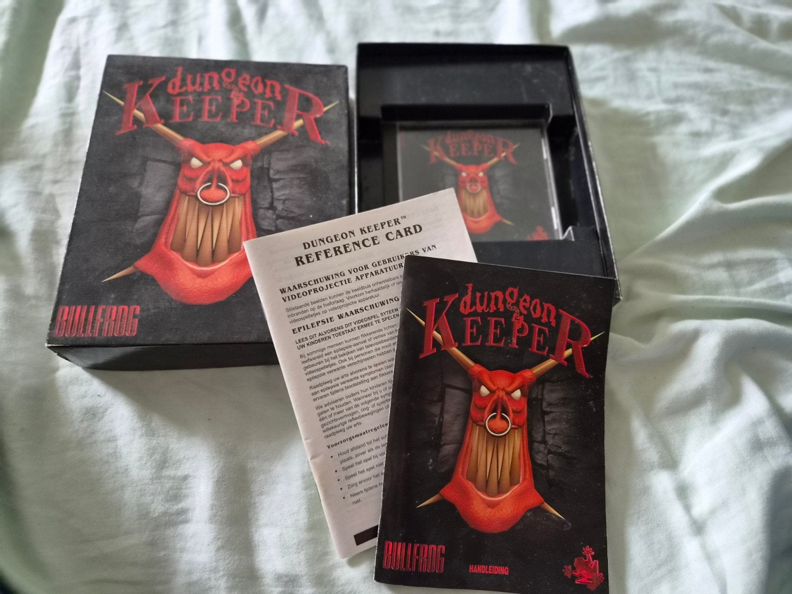 Dungeon Keeper (PC Big Box) – Originele NL Editie, 1 speler, Ophalen of Verzenden, Zo goed als nieuw, Vanaf 3 jaar