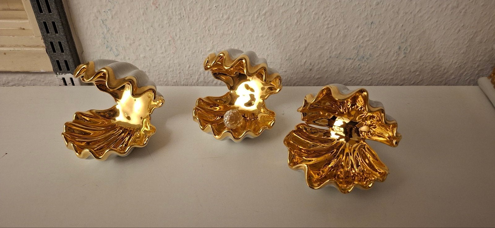capodimonte met bladgoud, Ophalen of Verzenden