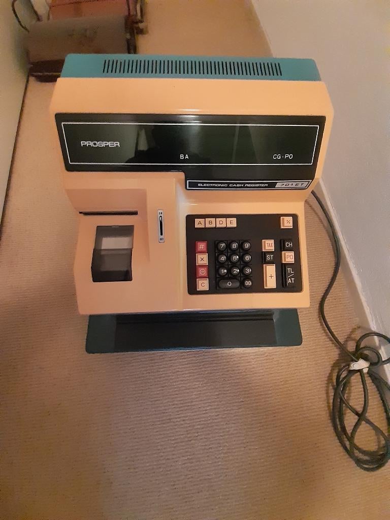 kassa Merk Concord type Prosper, Verzamelen, Ophalen, Gebruikt