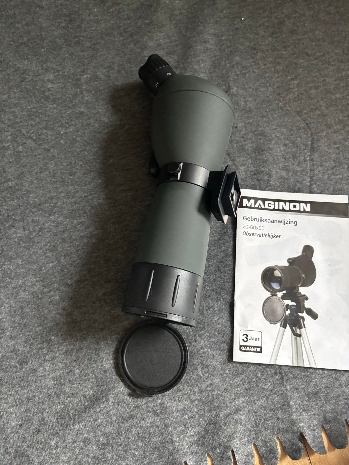 Maginon 20-60x60 Observatiekijker met Statief, Lenzentelescoop (refractor), Met statief, Ophalen of Verzenden, Zo goed als nieuw