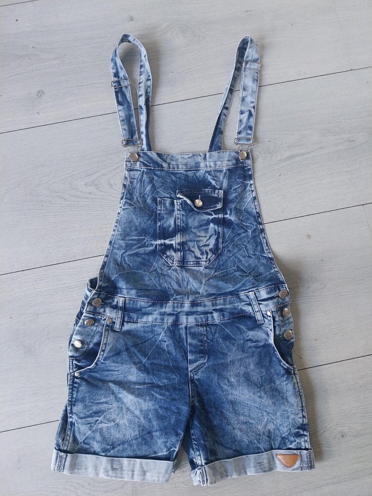 Newry spijker tuinbroek short - Maat 36 (S), Kort, Blauw, Ophalen of Verzenden, Zo goed als nieuw